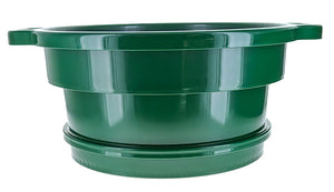 13-1/4" Extra Deep Green Plastic Screen Stackable Sifting Pan With Handles - 3 Mesh Sizes Available