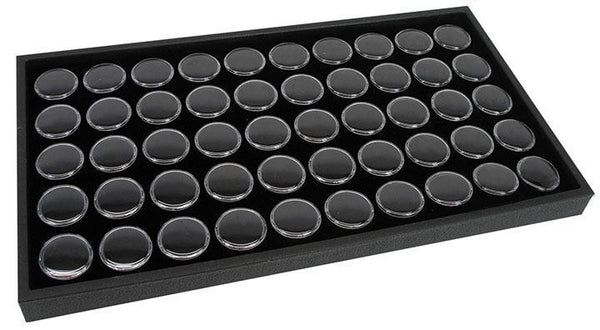 Black Stackable Gem Jar Display Tray Full Size