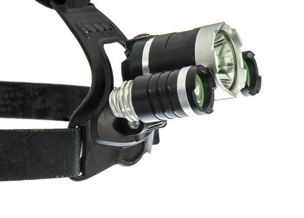 High Powered Rechargeable Headlamp - 2250 Total Lumens