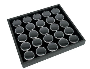 7 x 8 Display Tray With 25 Gem Jars