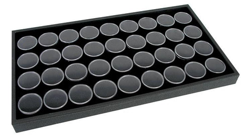 14 x 8 Display Tray With 36 Gem Jars