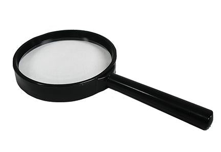 MAGNIFIER, Hand Held with 4 inch Glass Lens