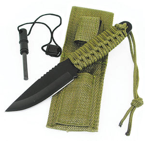 KNIFE, Survival Knife w/ Fire Starter