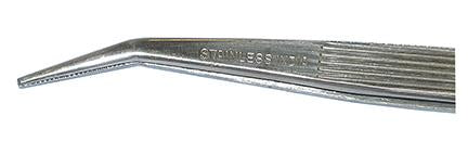 TWEEZERS, Angled Tip Stainless Steel Tweezers