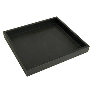Black Stackable Gem Jar Tray 7" X 8" X 1" Half Size