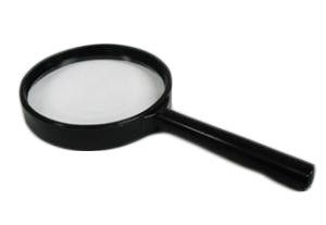 MAGNIFIER, 3 inch 4x HAND HELD MAGNIFIER