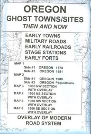 Oregon Ghost Town Sites Map: Then and Now