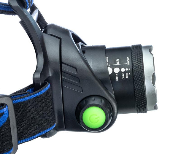 Rechargeable LED Zoom Headlamp - 1000 Lumen